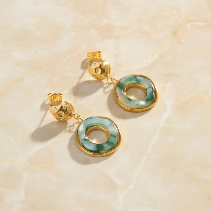 Emerald Earrings - madoucechérie