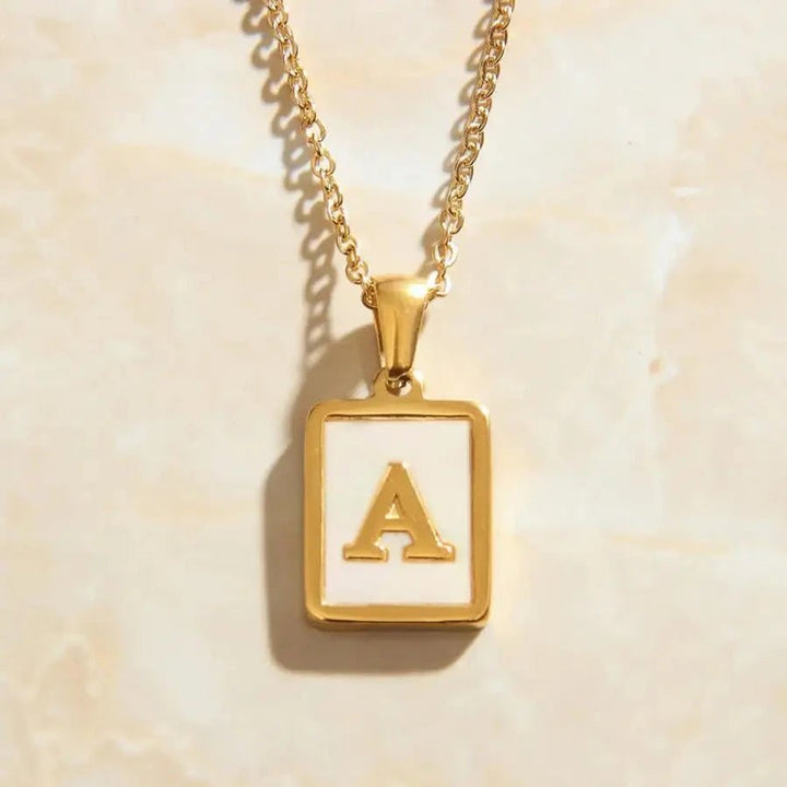 Golden Letter Necklace - madoucechérie