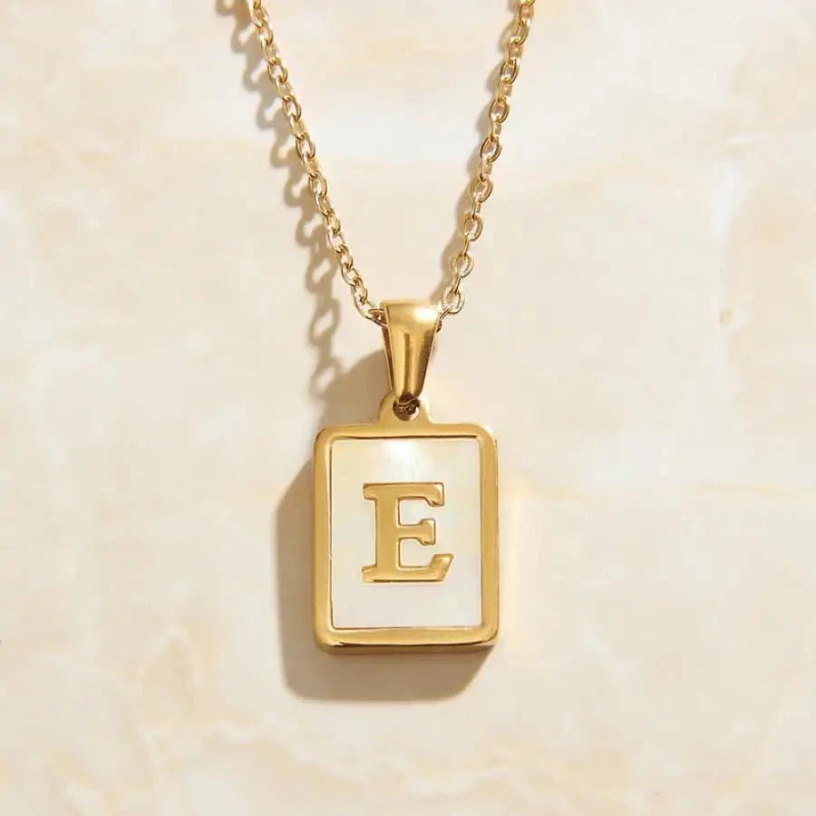 Golden Letter Necklace - madoucechérie