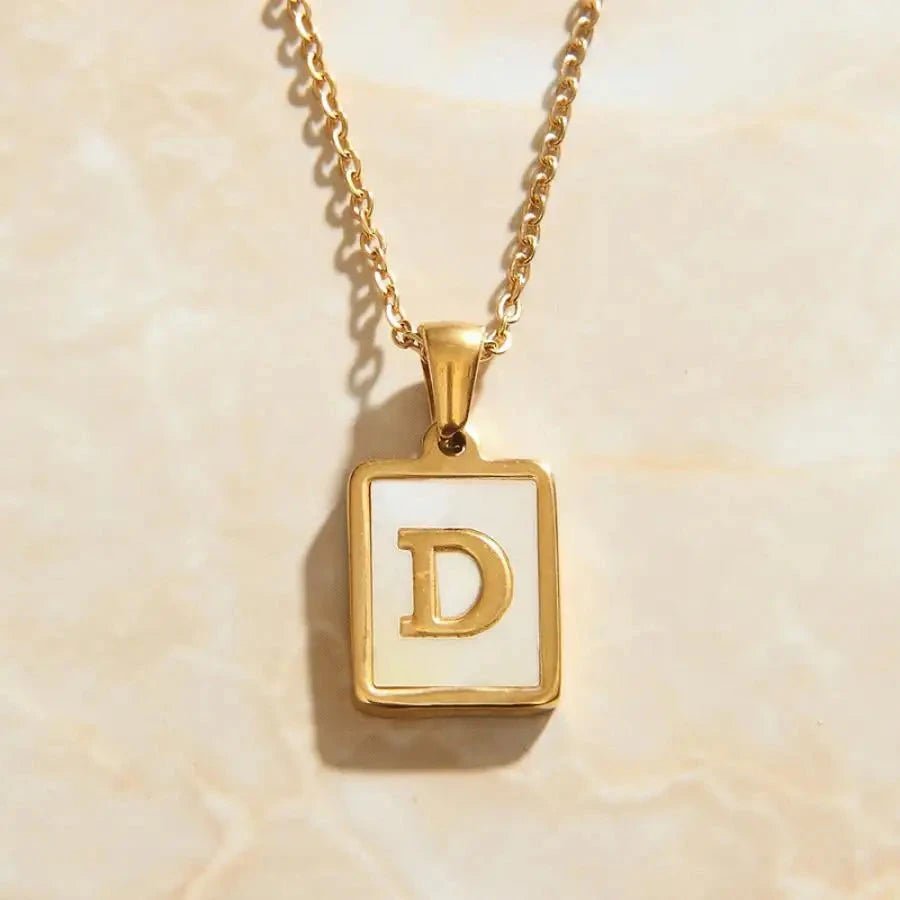 Golden Letter Necklace - madoucechérie