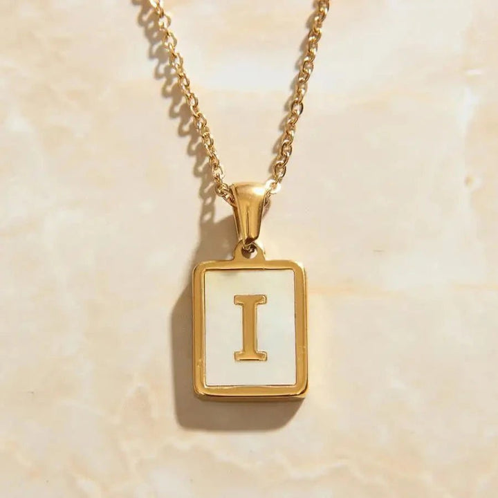 Golden Letter Necklace - madoucechérie