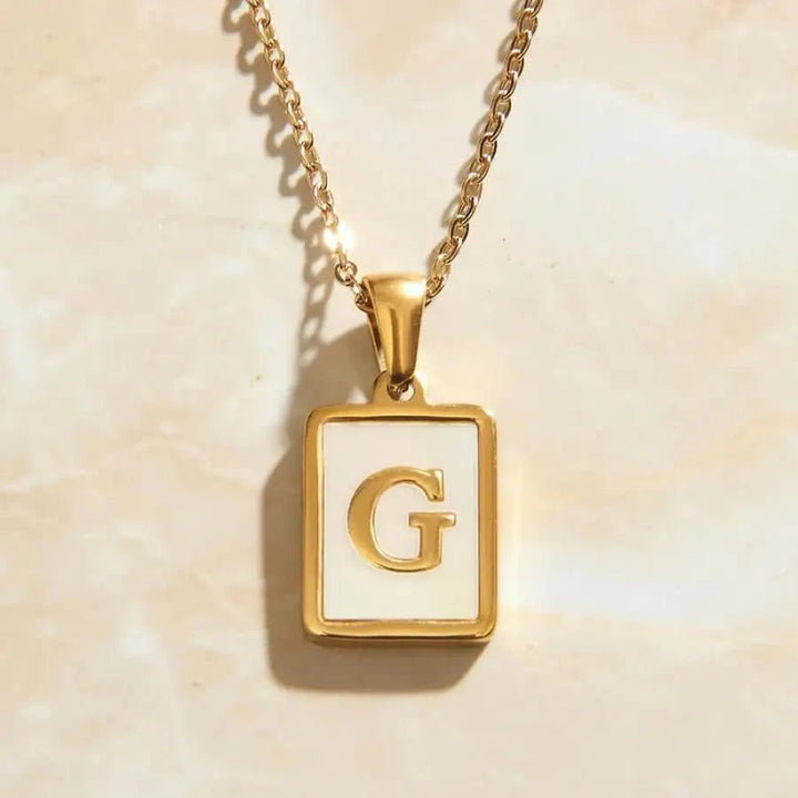 Golden Letter Necklace - madoucechérie