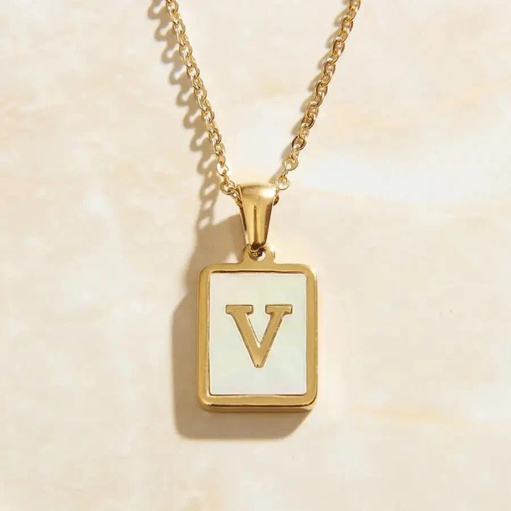 Golden Letter Necklace - madoucechérie